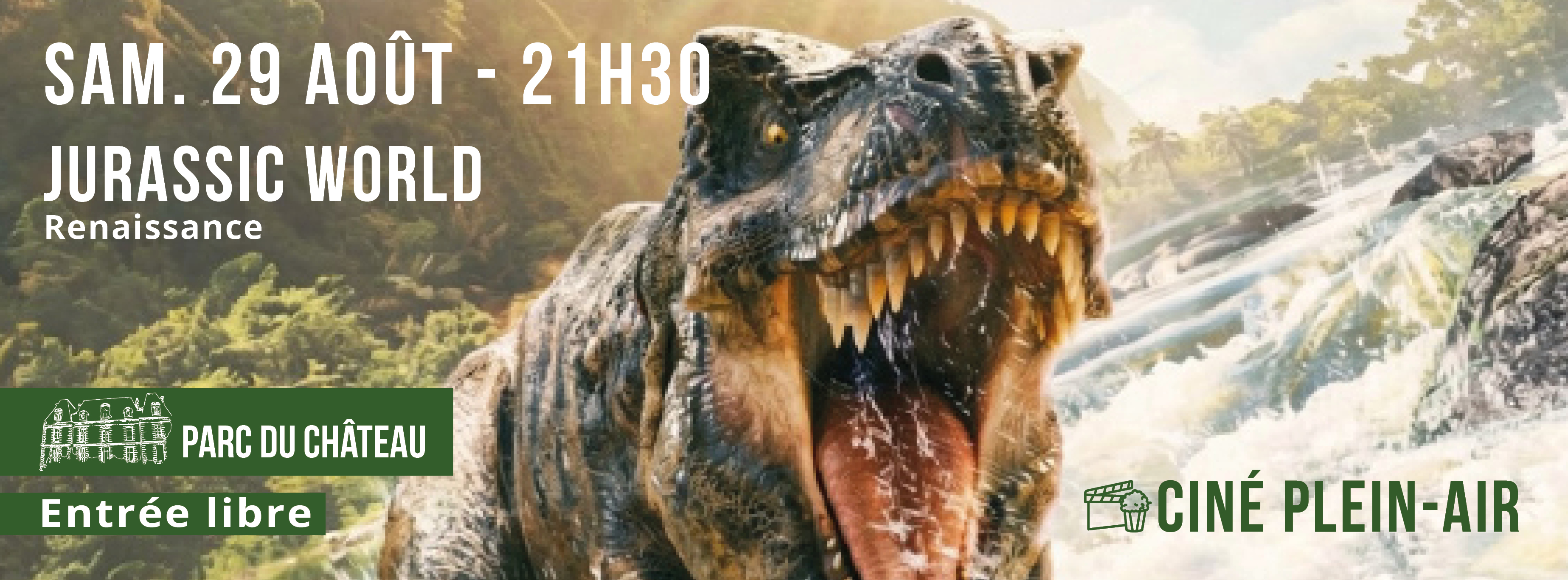 CINÉ PLEIN AIR - JURASSIC WORLD : RENAISSANCE