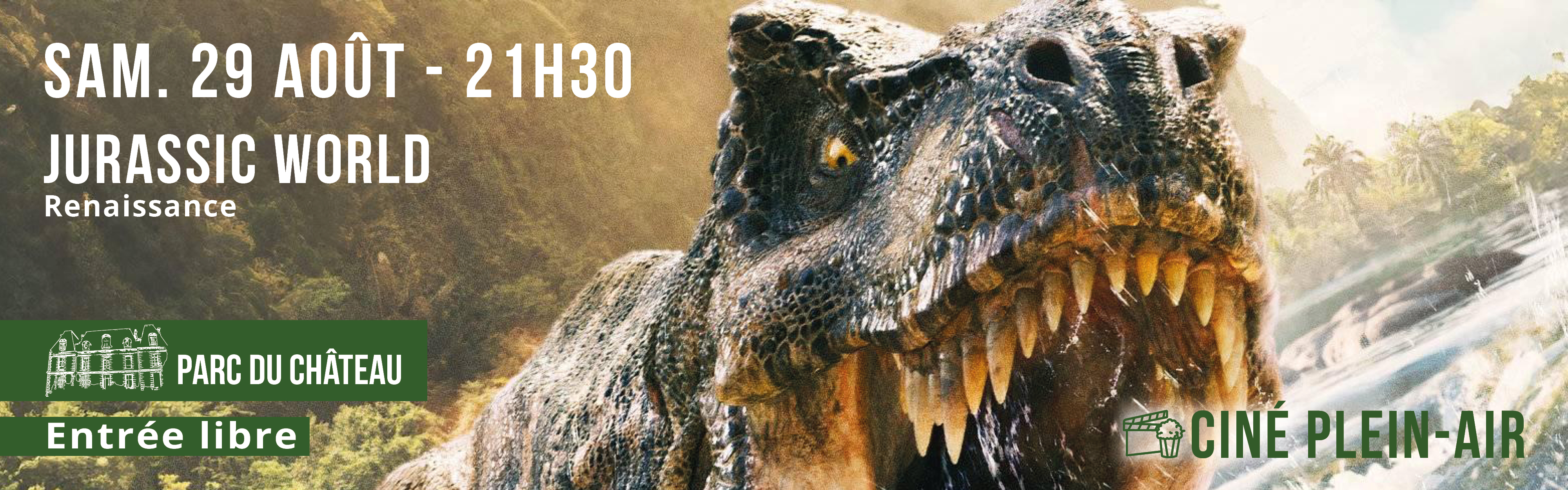 CINE PLEIN AIR - JURASSIC WORLD : RENAISSANCE